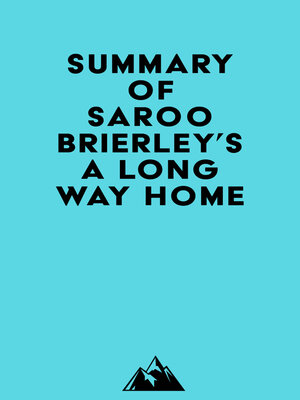 cover image of Summary of Saroo Brierley's a Long Way Home